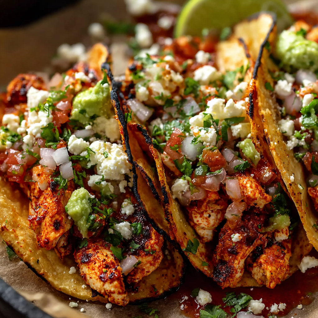 Stack of warm corn tortillas