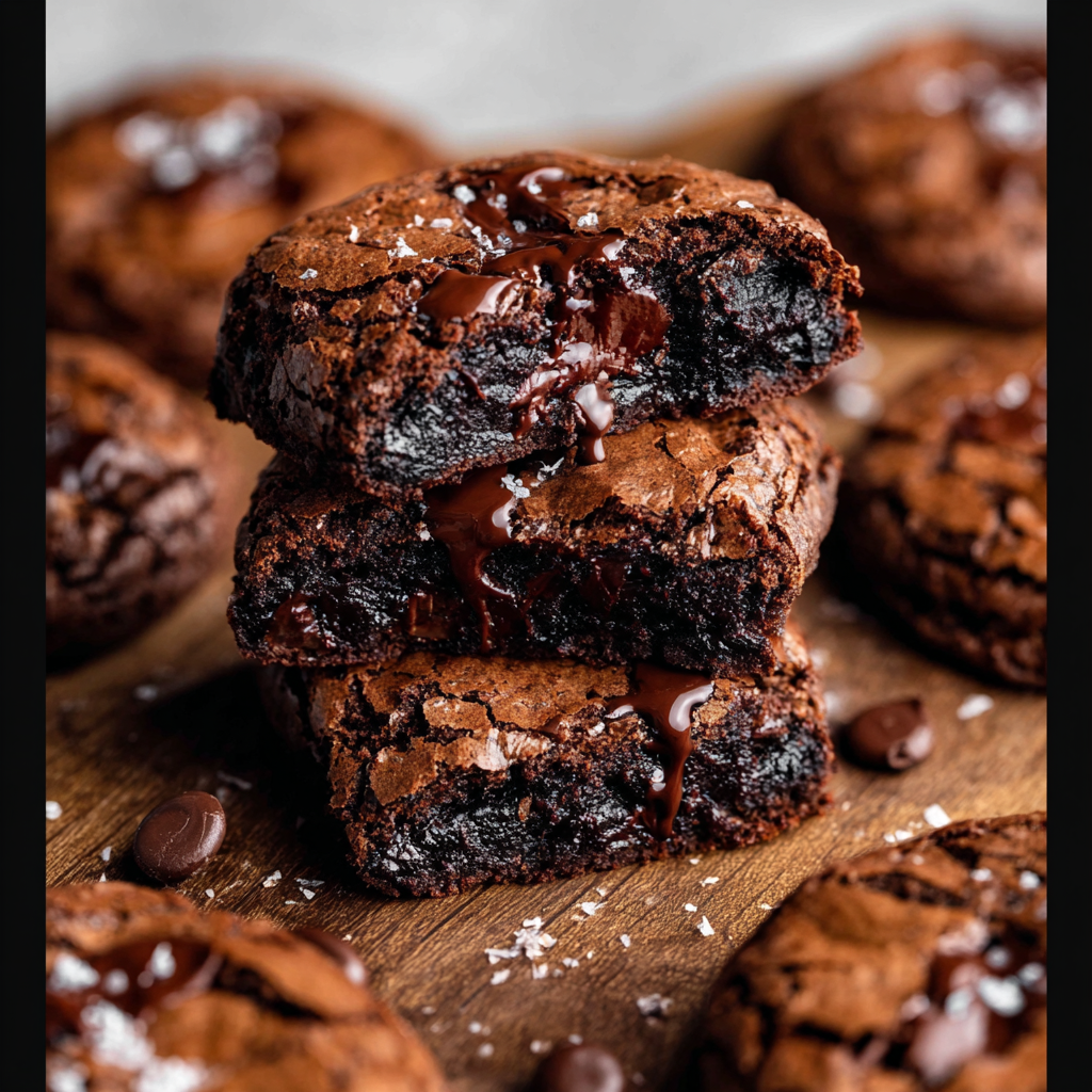 The BEST Fudgy Chewy Brookies