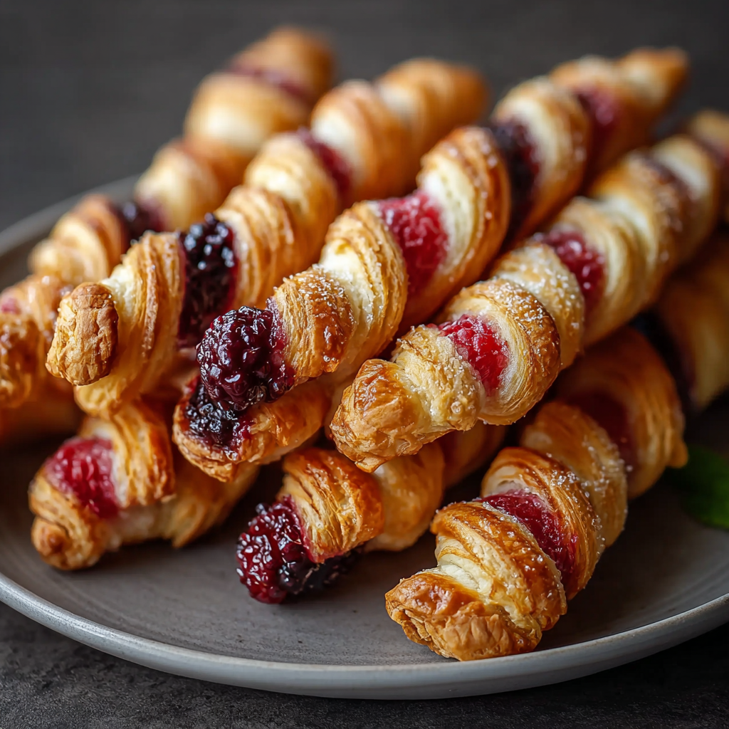 Berry Puff Twists