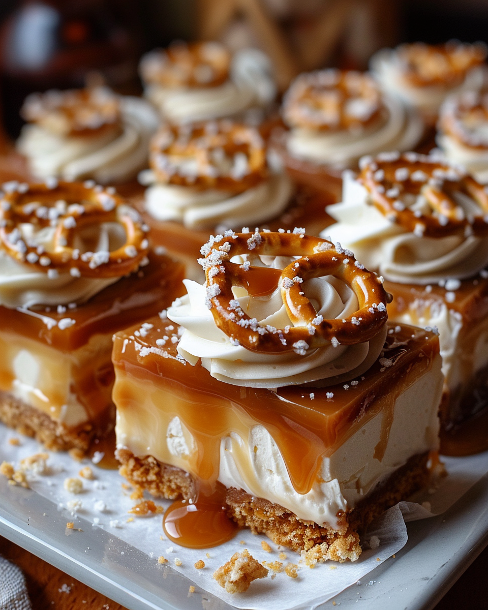 Quick No-Bake Salted Caramel Pretzel Bars for Sweet Cravings