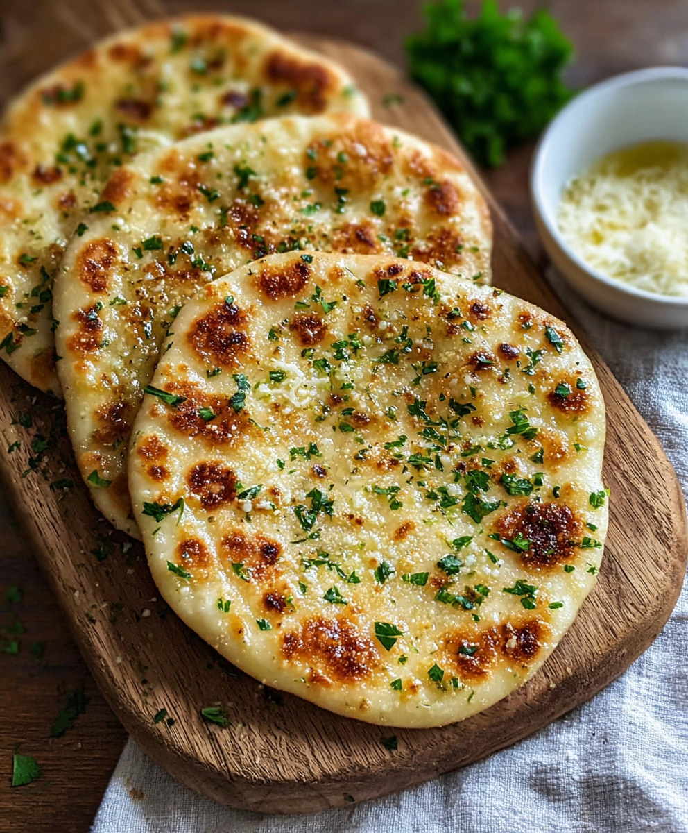 Garlic Parmesan Flatbread