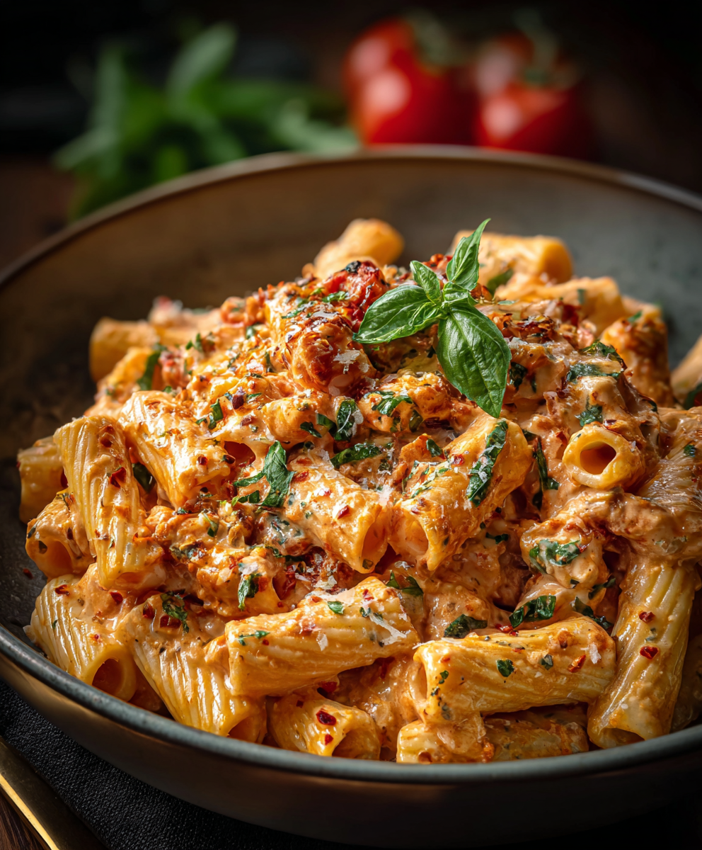 Creamy Tomato Garlic Pasta