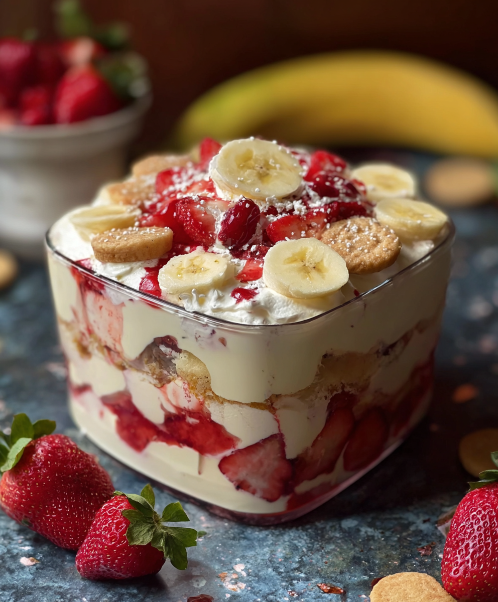 Strawberry Banana Pudding Dream