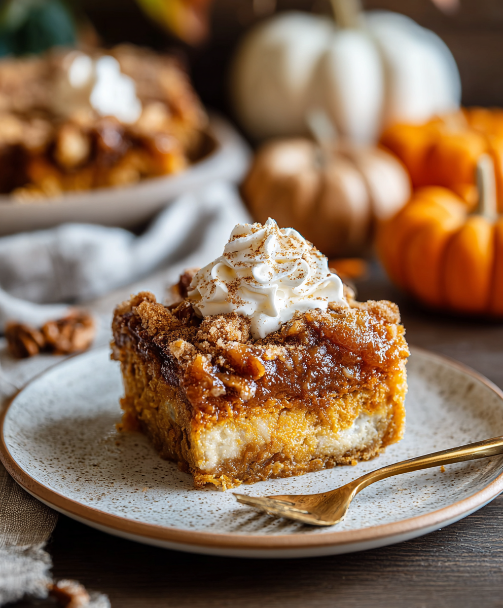 Easy Pumpkin Dump Cake