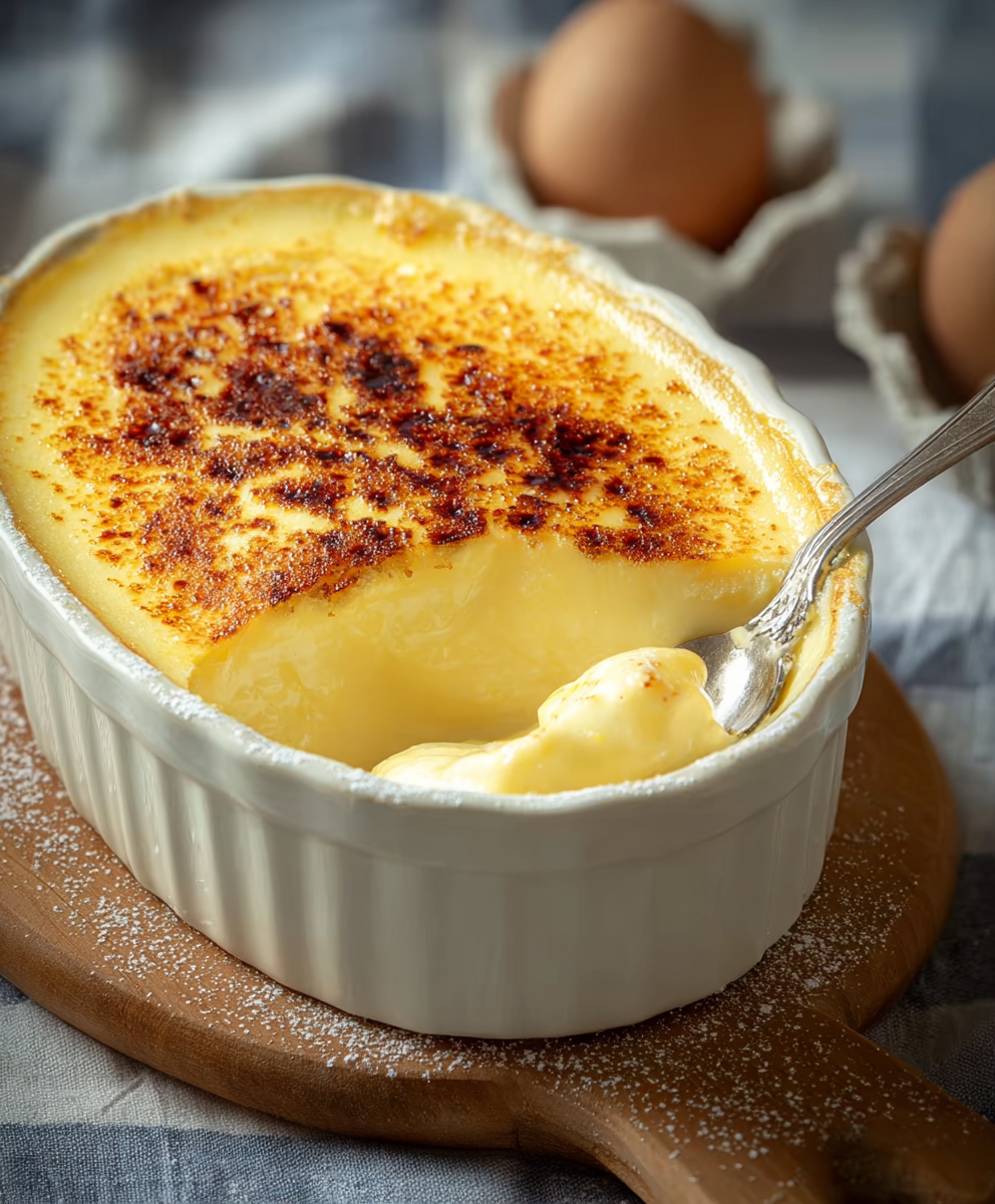 Dreamy Warm Baked Custard