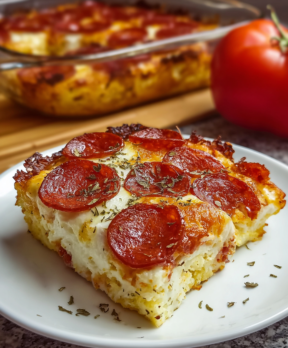 Pizza-Style Cottage Cheese Bake