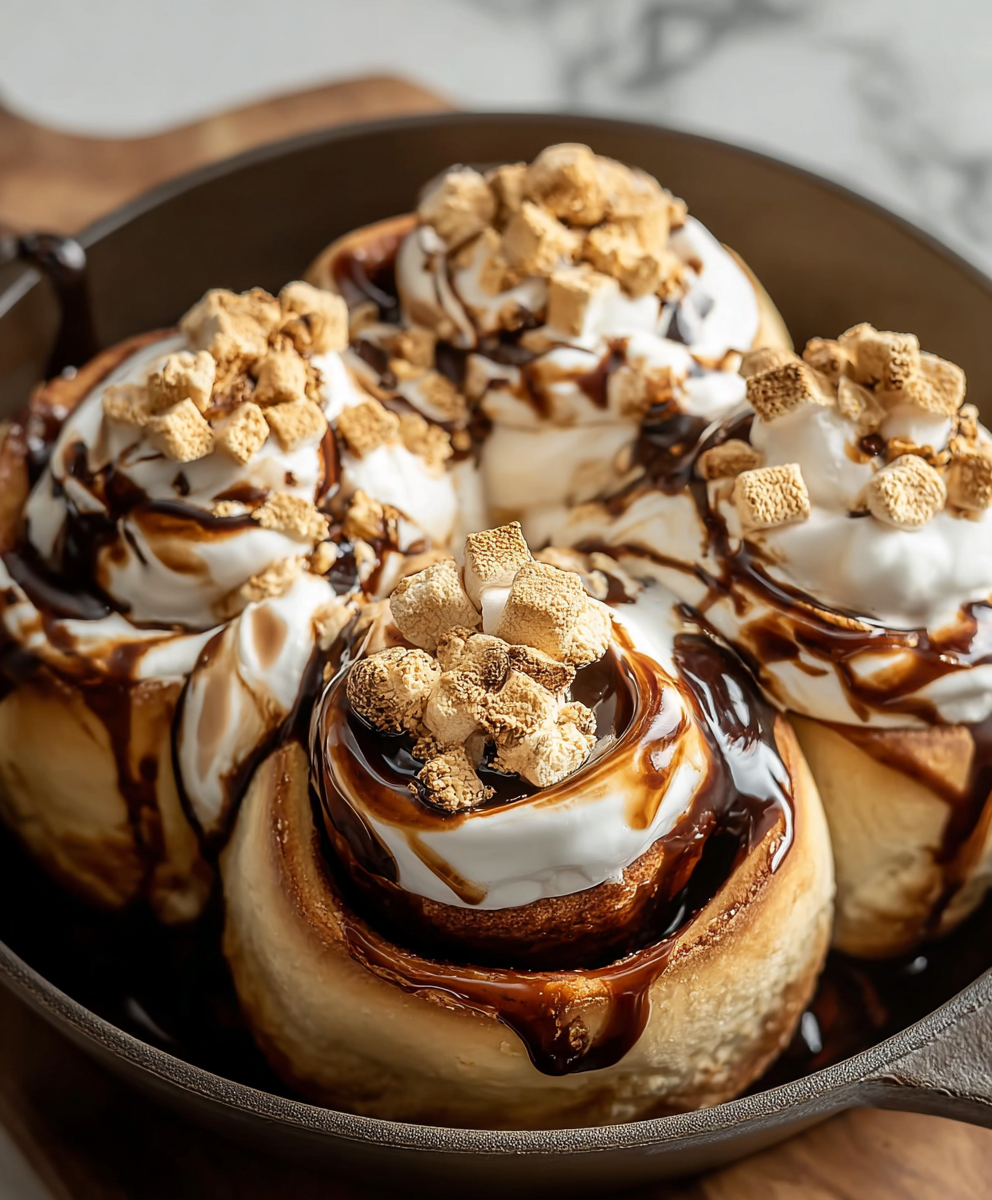 Gooey S’mores Rolls