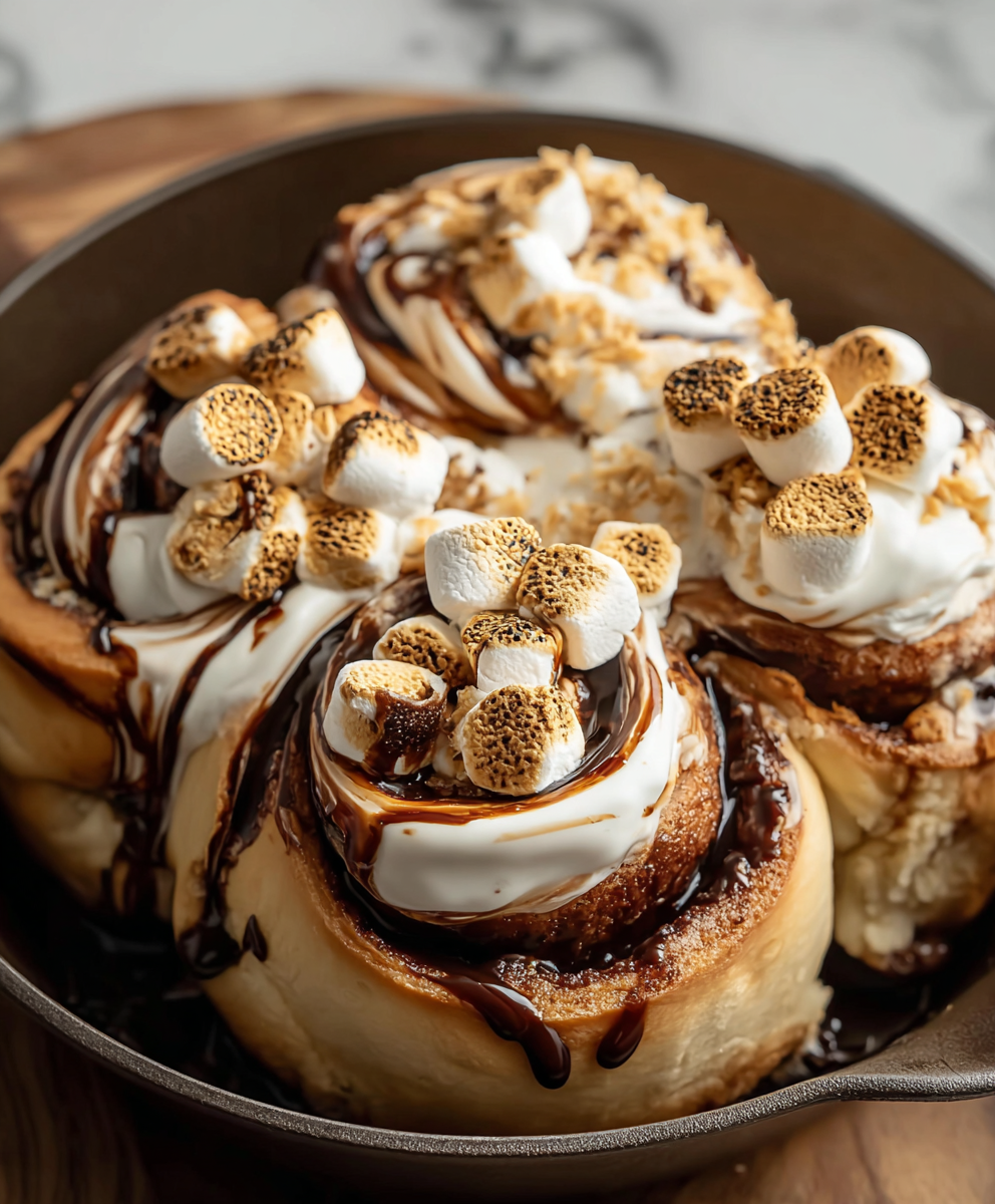 Close-up of toasted meringue topping