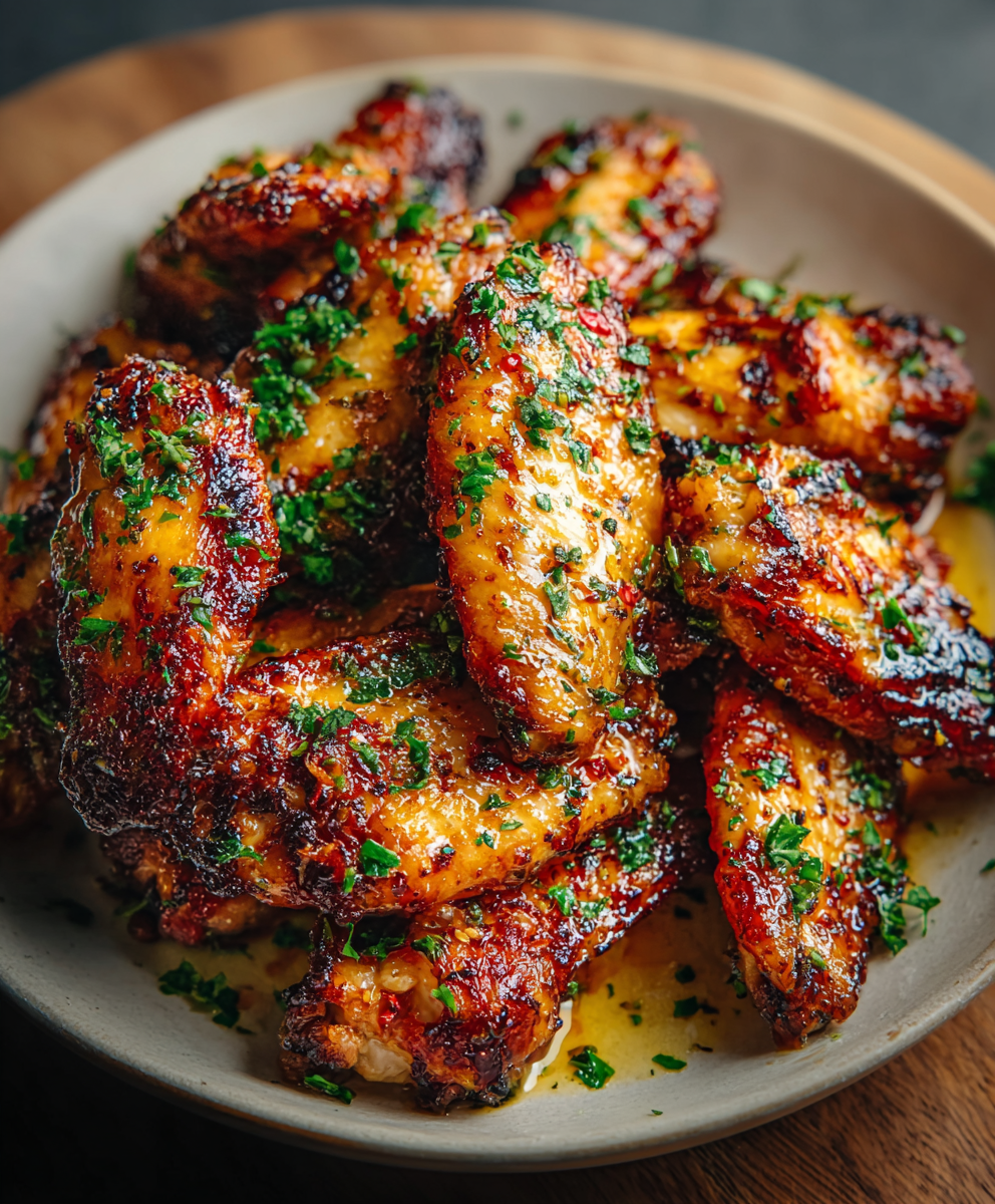 Cajun Garlic Chicken Wings