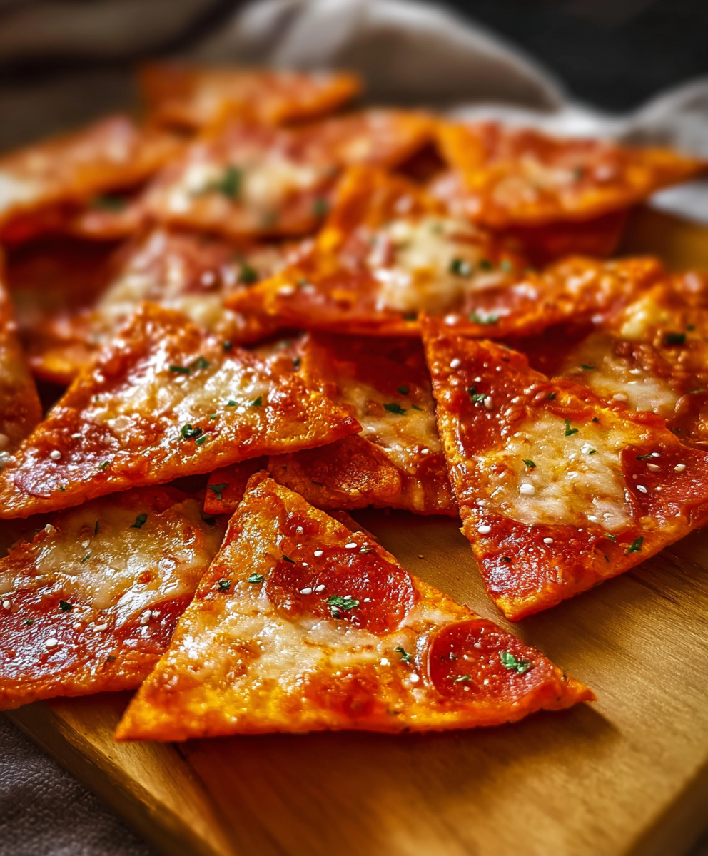 Crispy Pizza Chips
