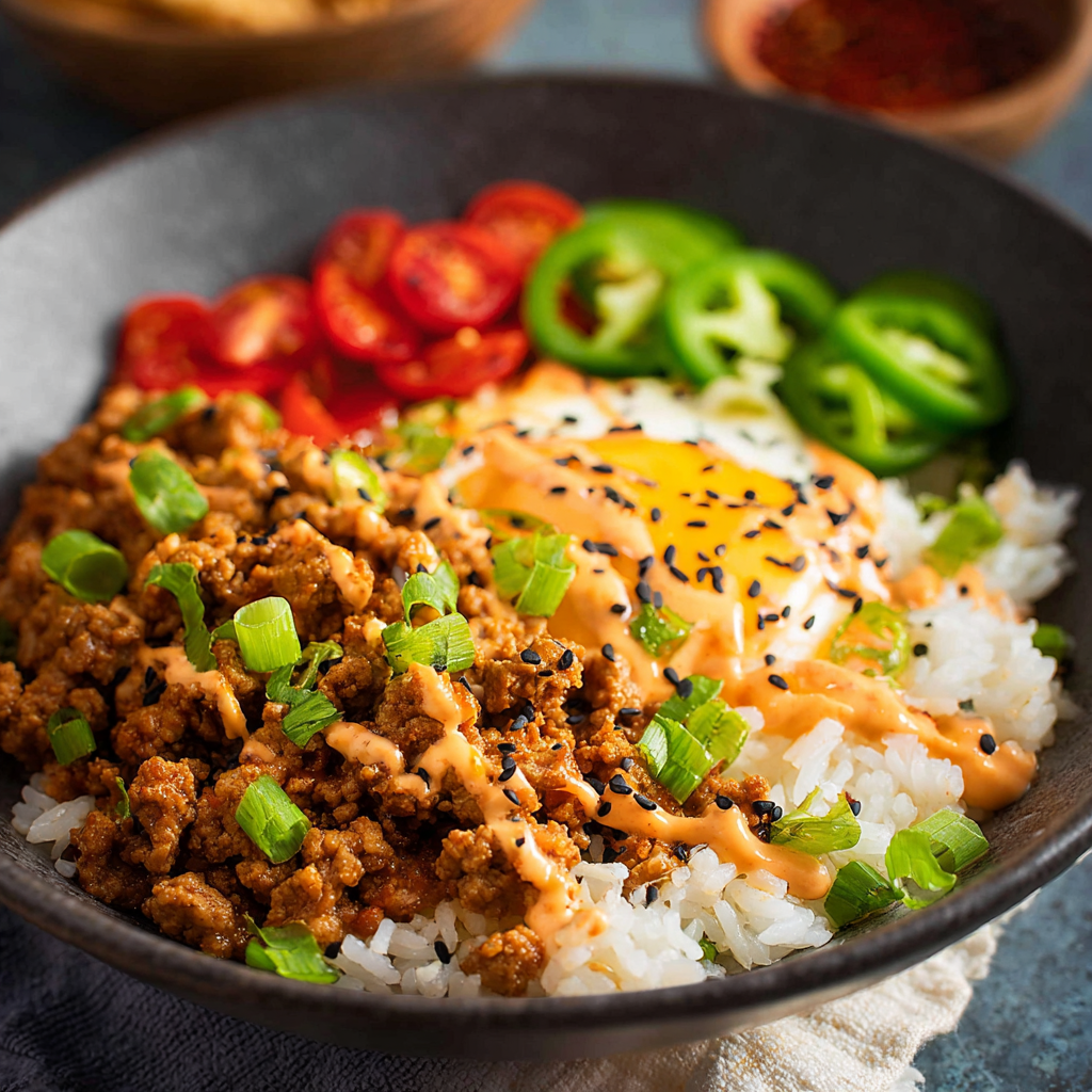 Ground Turkey Rice Bowls