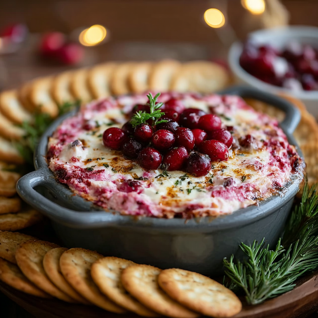 Baked Cranberry Cream Cheese Dip