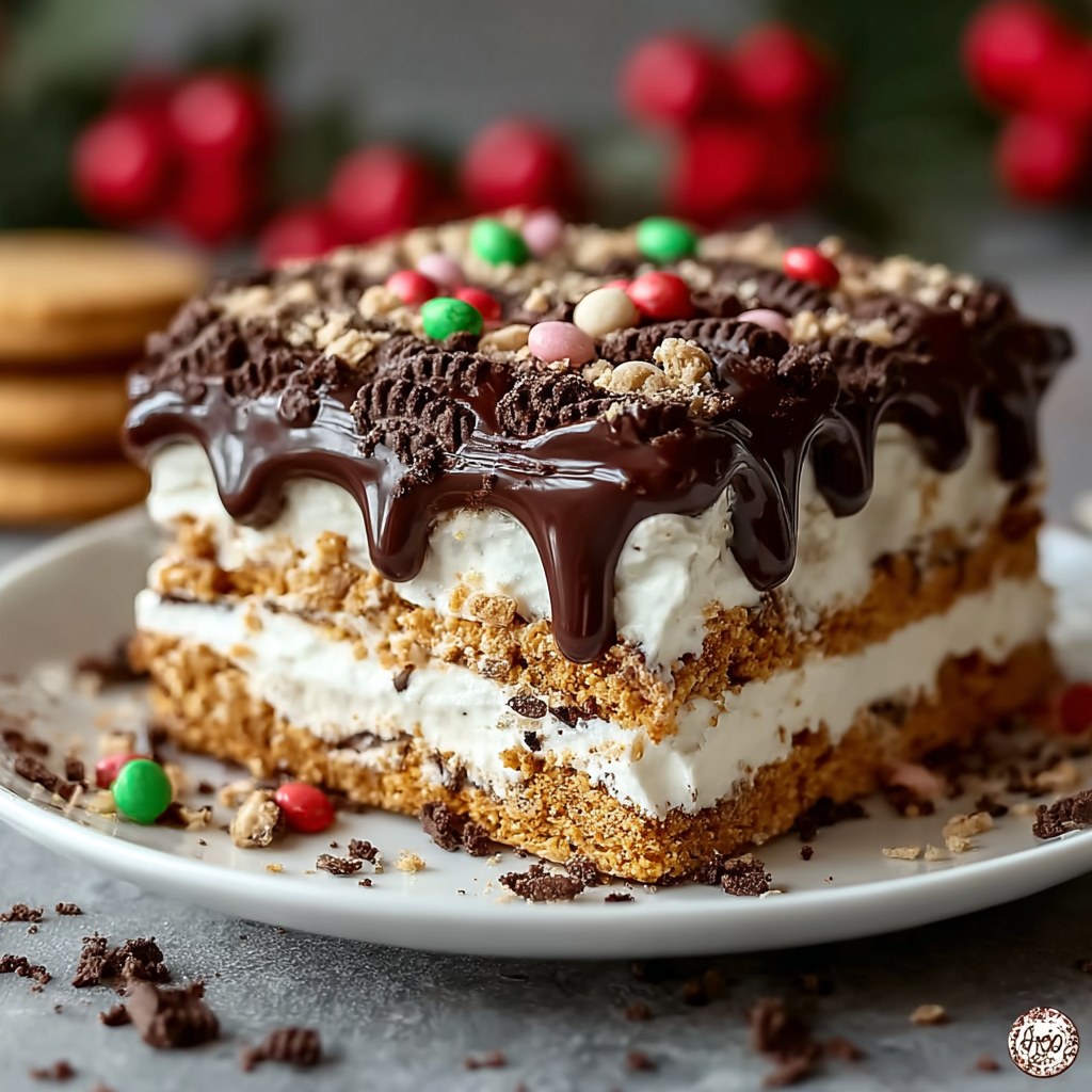 No-Bake Cookie Lasagna