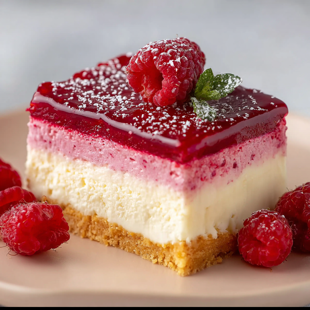 Creamy Raspberry Cheesecake