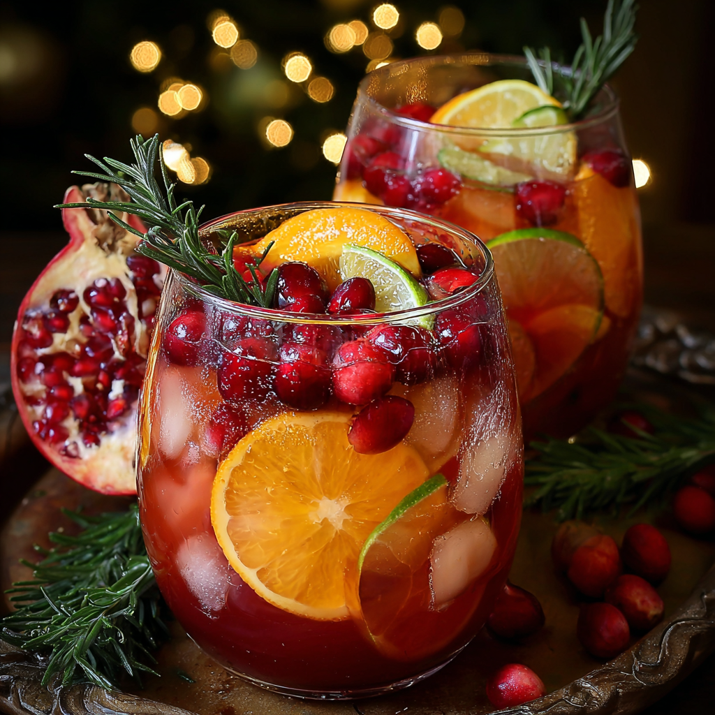 Non-Alcoholic Christmas Sangria