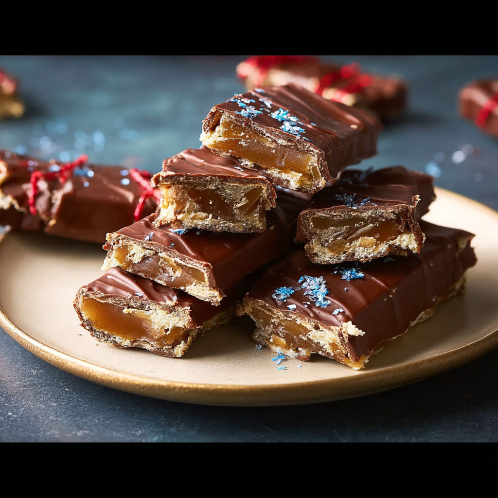 Saltine crackers lined on a baking sheet with melted toffee