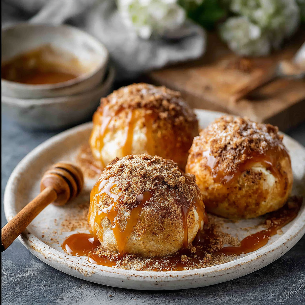Caramel Apple Pie Bombs