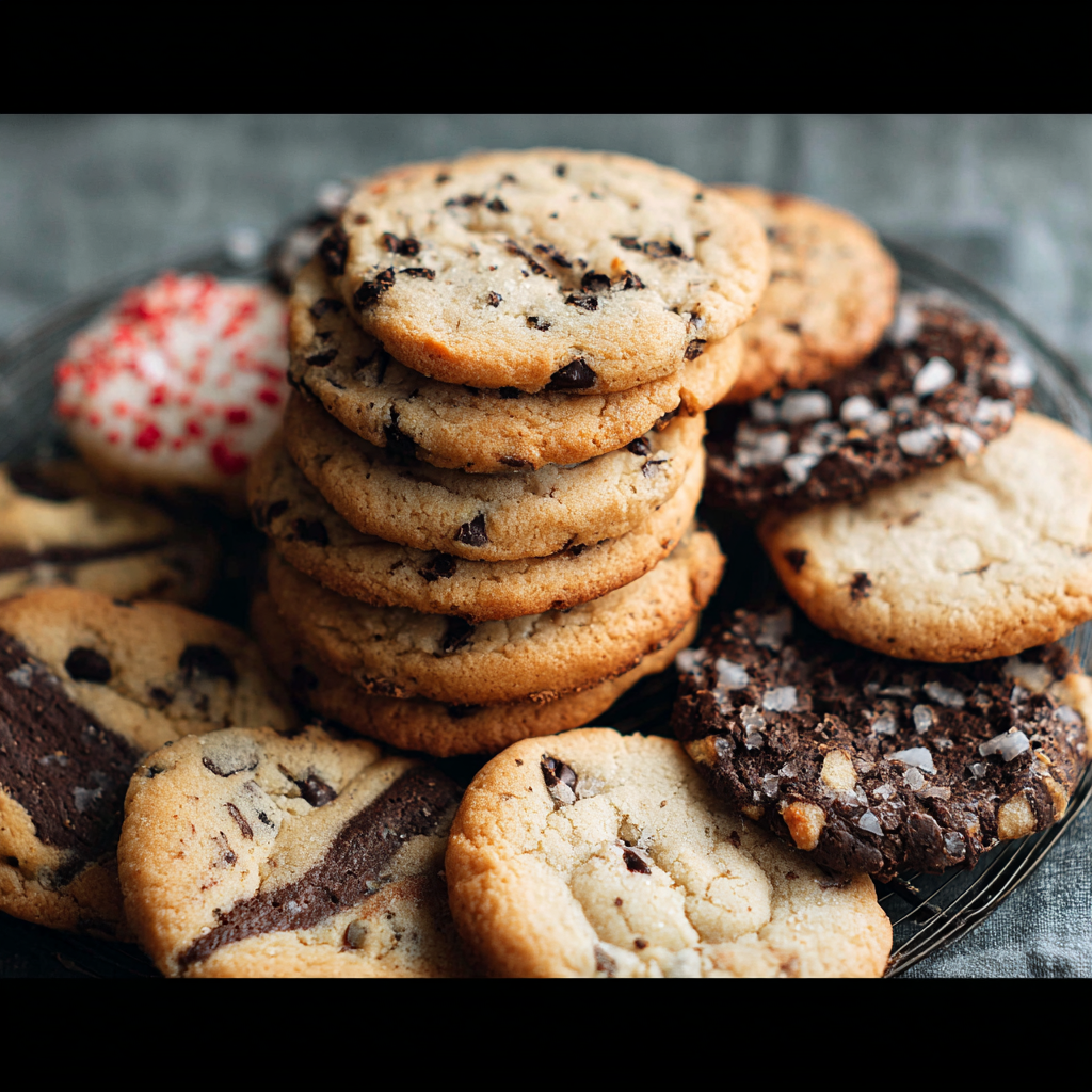 Chai-spiced slice and bake dough rolled in sugar