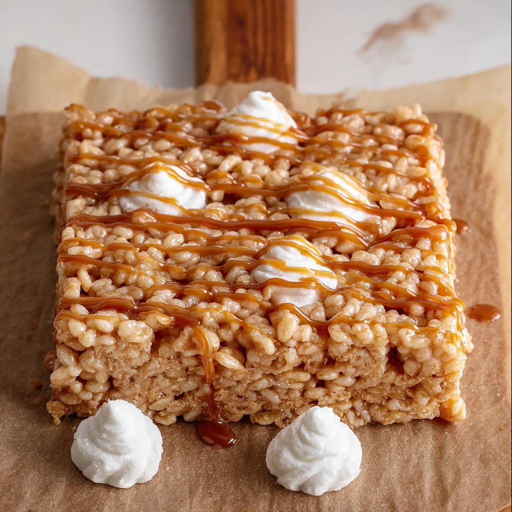 Apple Pie Rice Krispie Treats