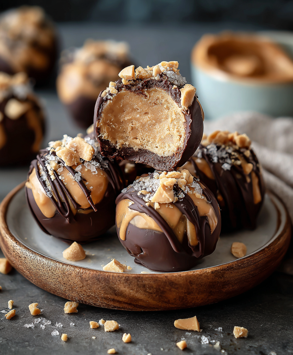 High Protein Frozen Peanut Butter Greek Yogurt Bites