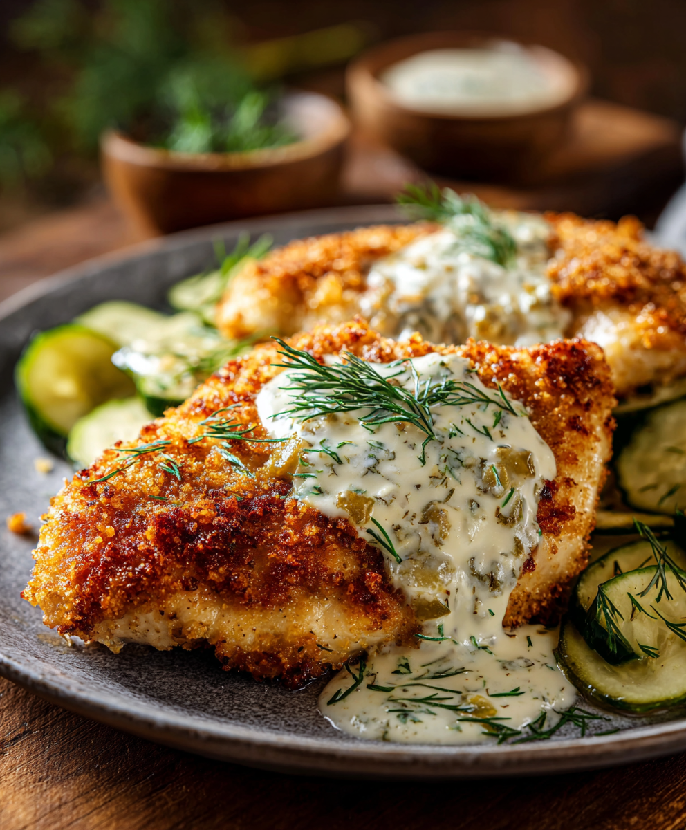 Dill Pickle Parmesan Chicken