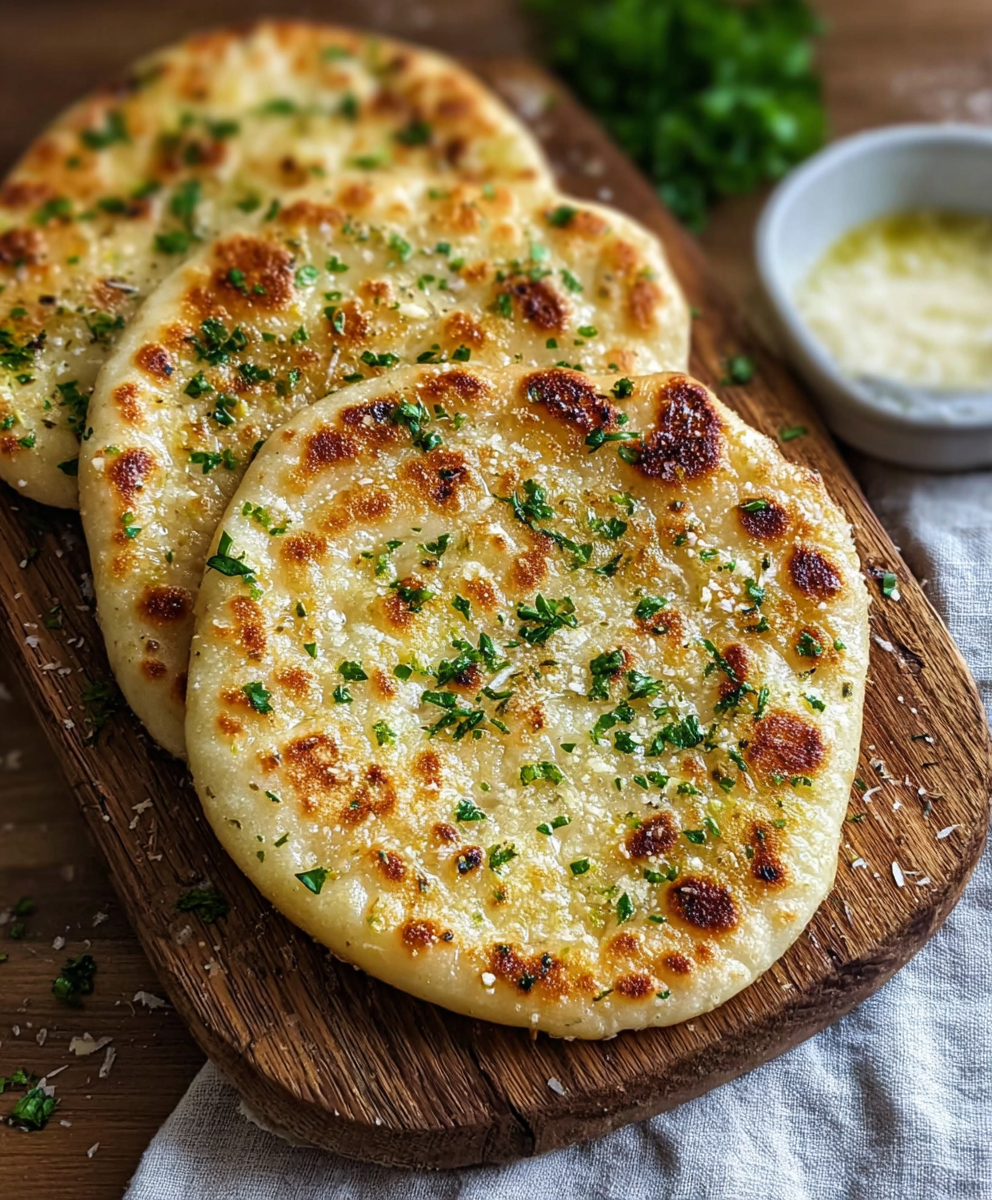 Garlic Parmesan Flatbread