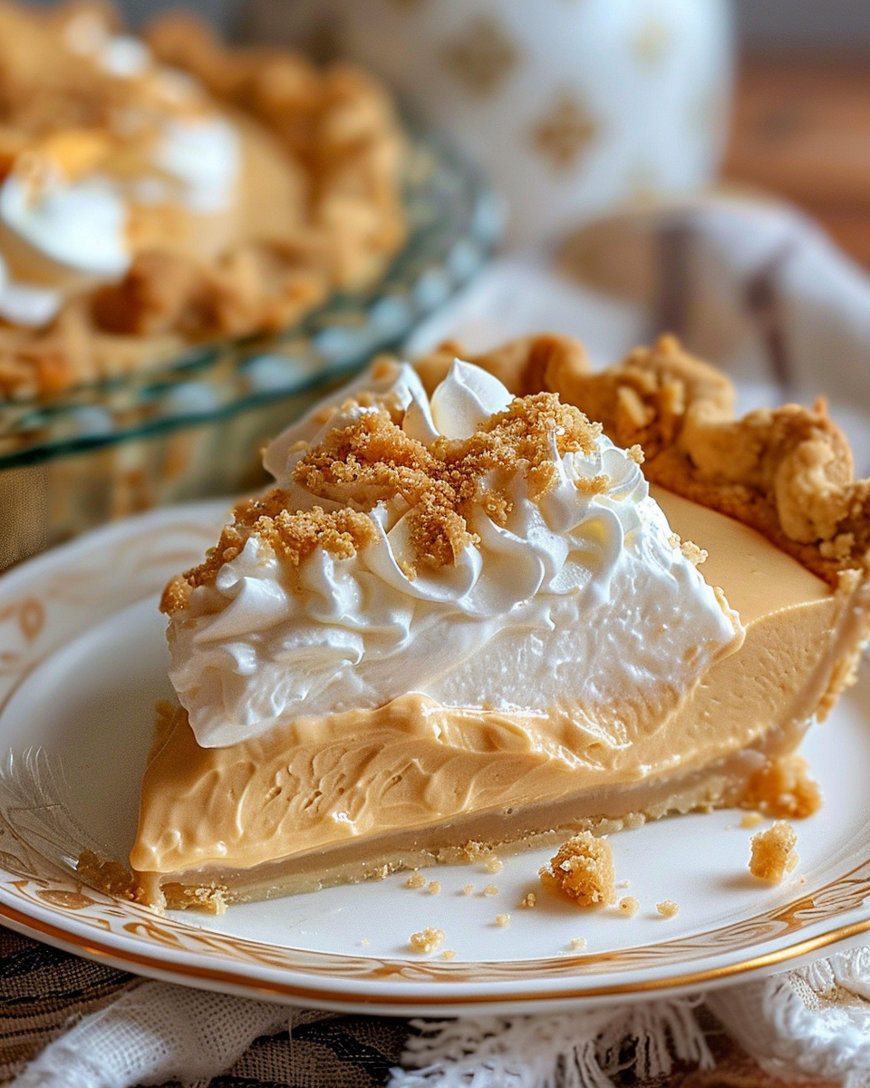 Amish Peanut Butter Cream Pie
