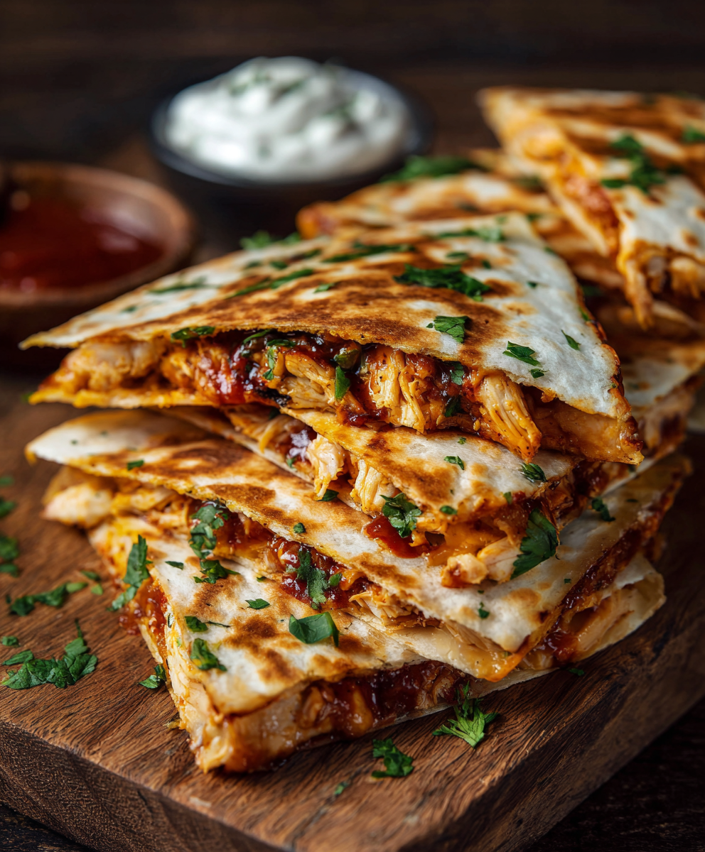 BBQ Chicken Quesadillas