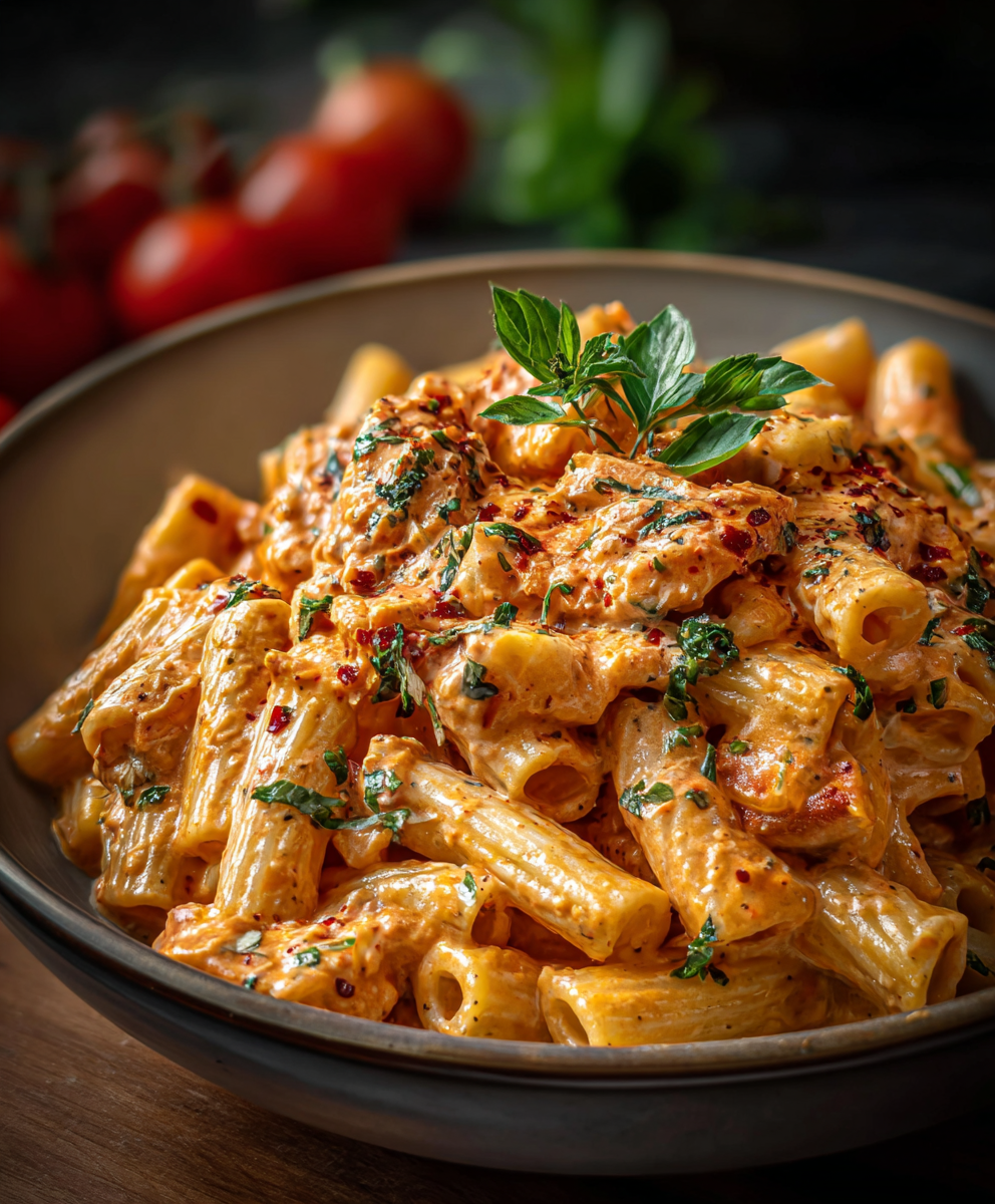 Creamy Tomato Garlic Pasta