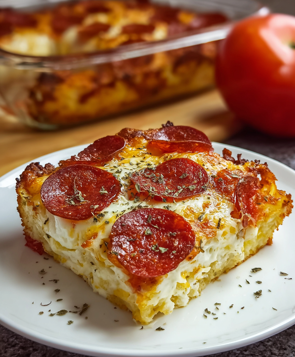 Pizza Style Cottage Cheese Bake