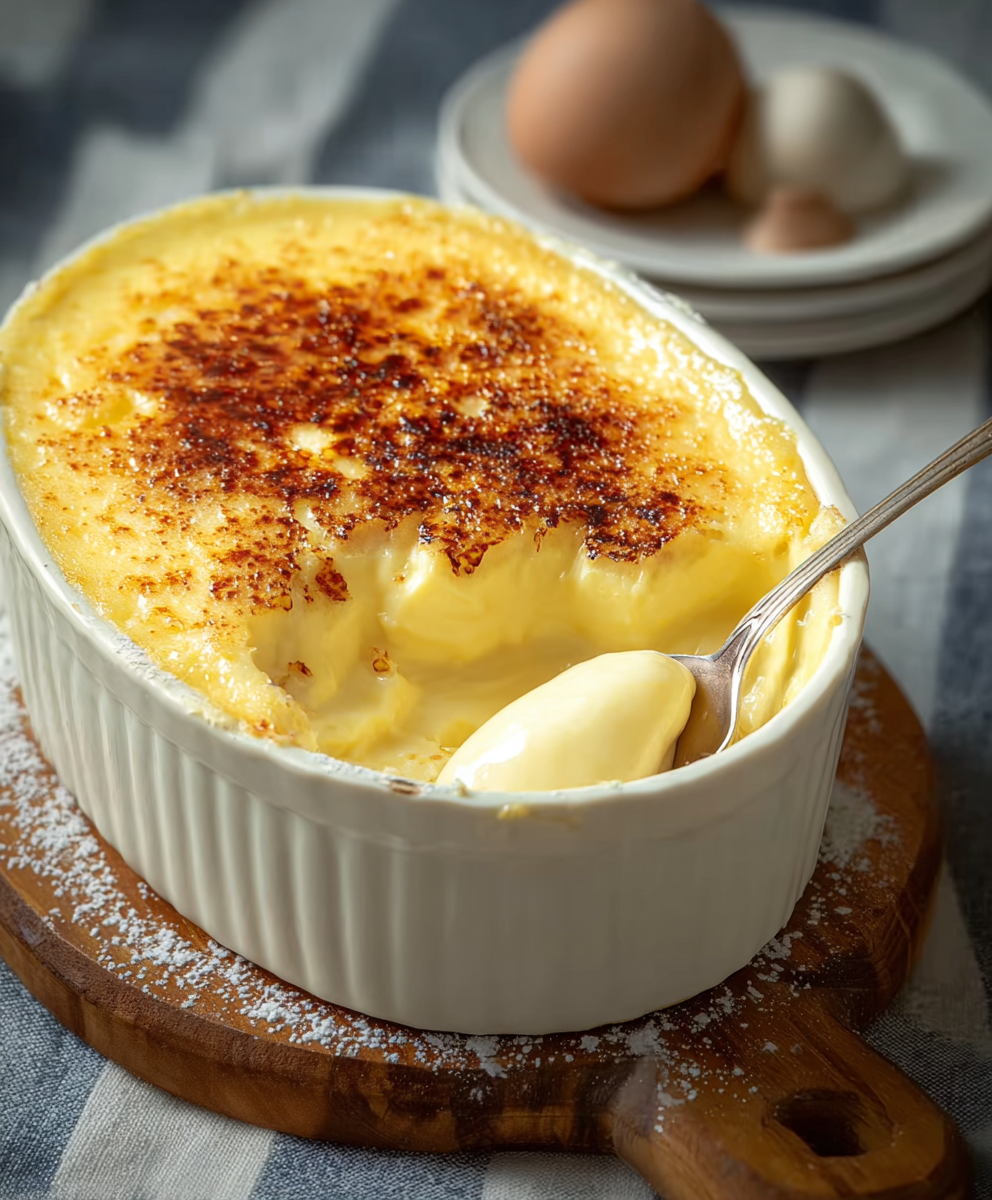Dreamy Warm Baked Custard