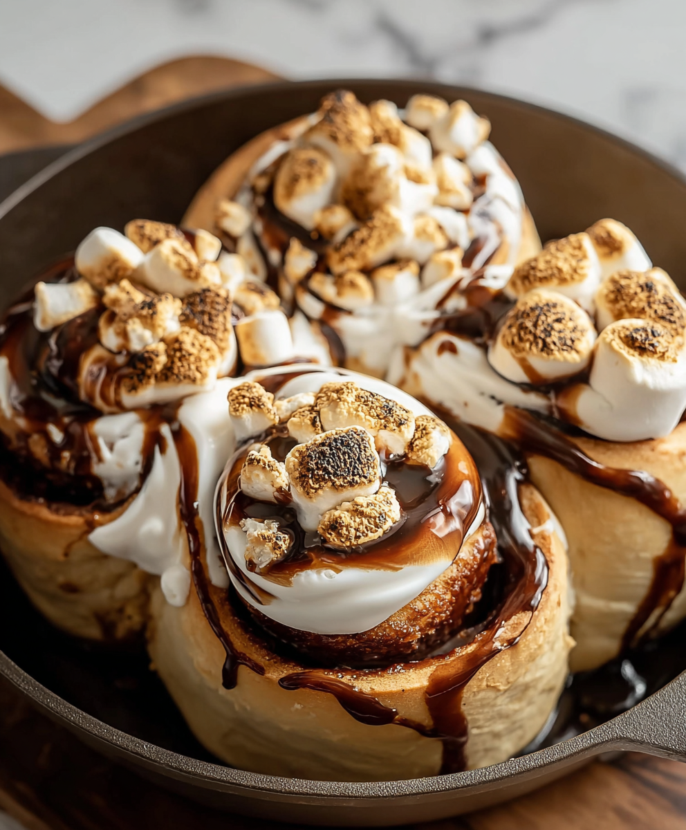 Gooey S'mores Rolls