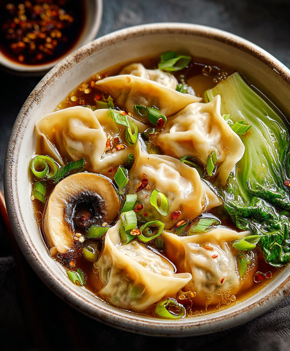 Comforting Potsticker Soup