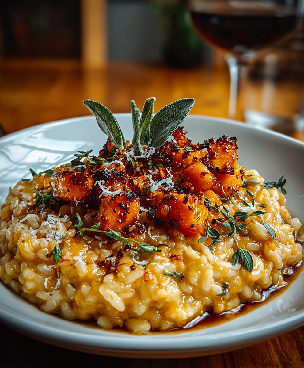 Roasted Butternut Squash Risotto