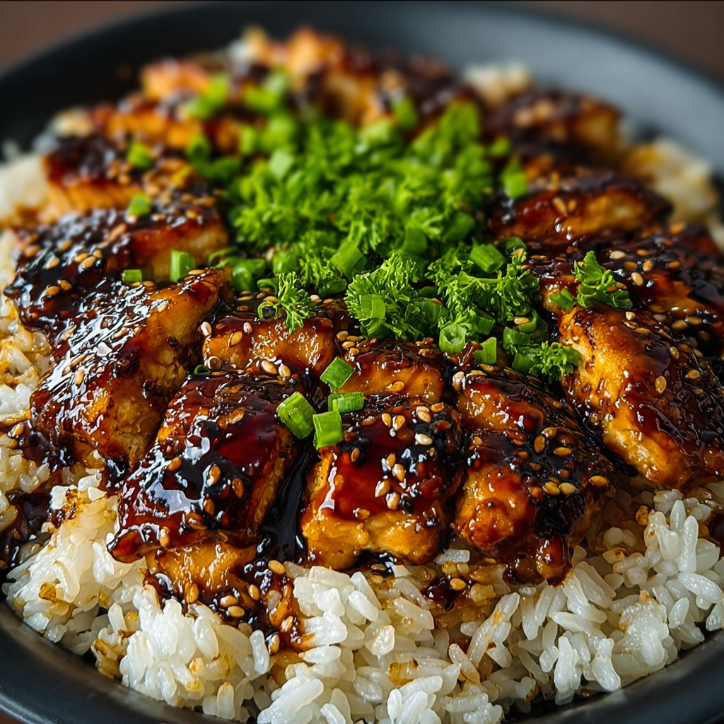 Honey BBQ Chicken in skillet