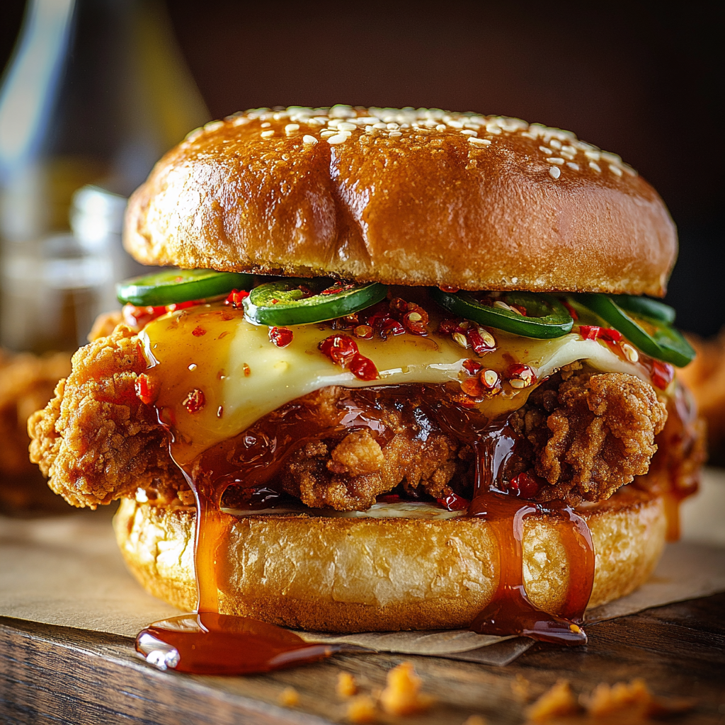 Toasted sandwich buns and ingredients laid out