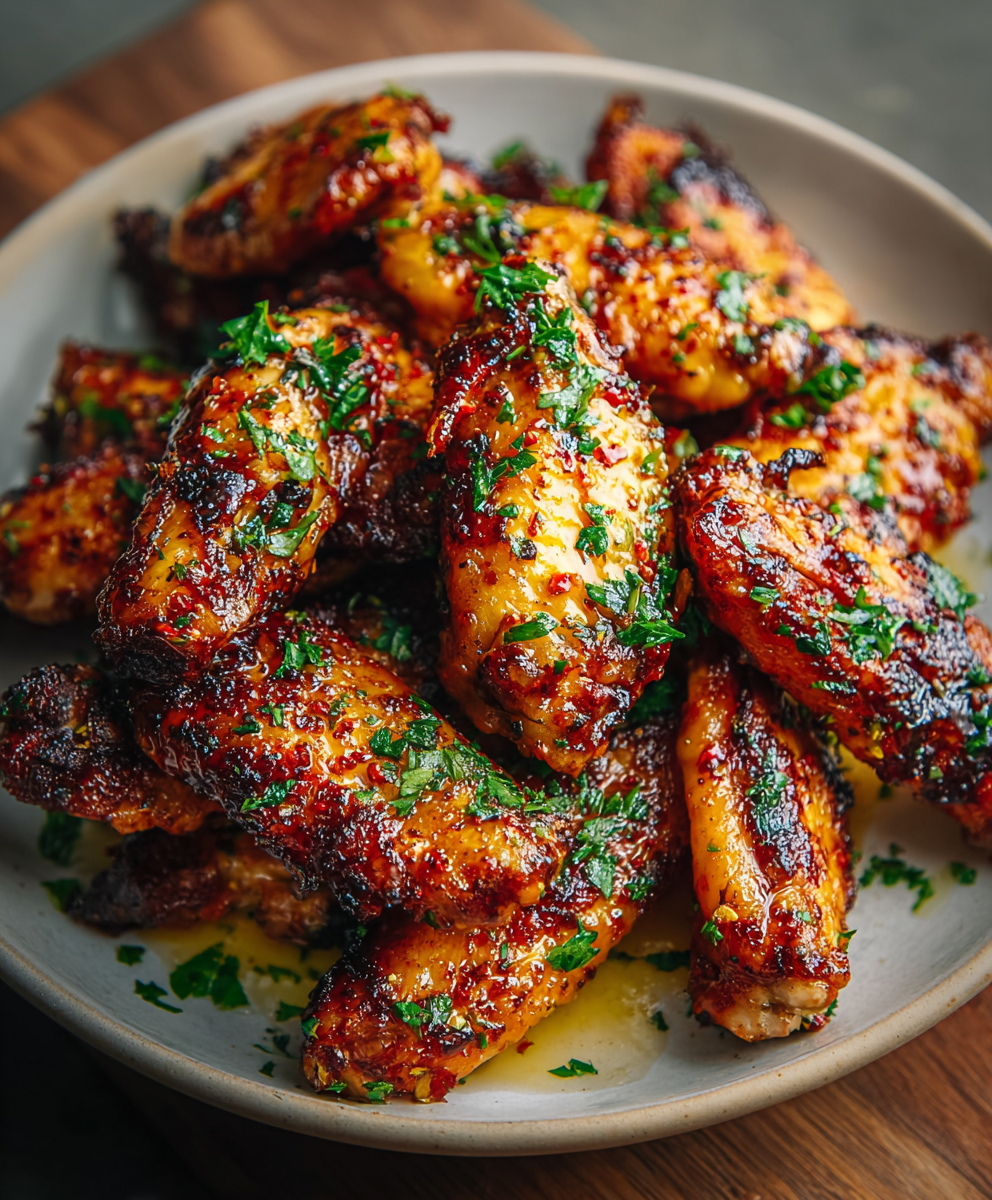 Cajun Garlic Chicken Wings