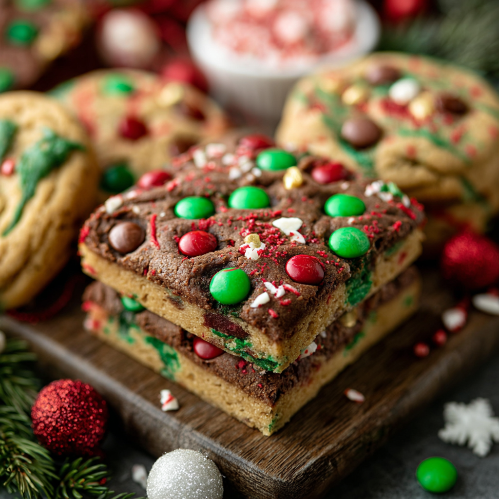 Mixing cookie dough with spatula