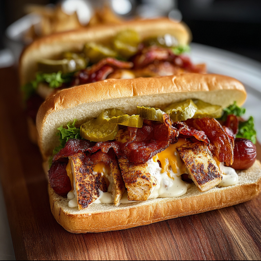 Toasted hoagie rolls and shredded cheddar