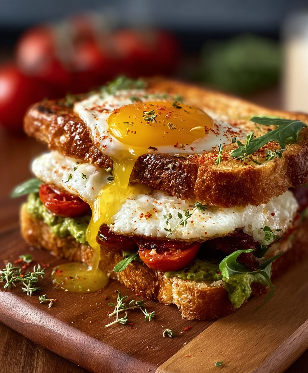 Mediterranean Breakfast Sandwich