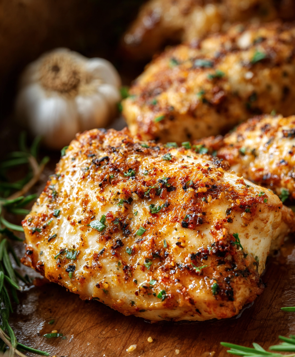 Mouthwatering Parmesan-Topped Chicken Breast