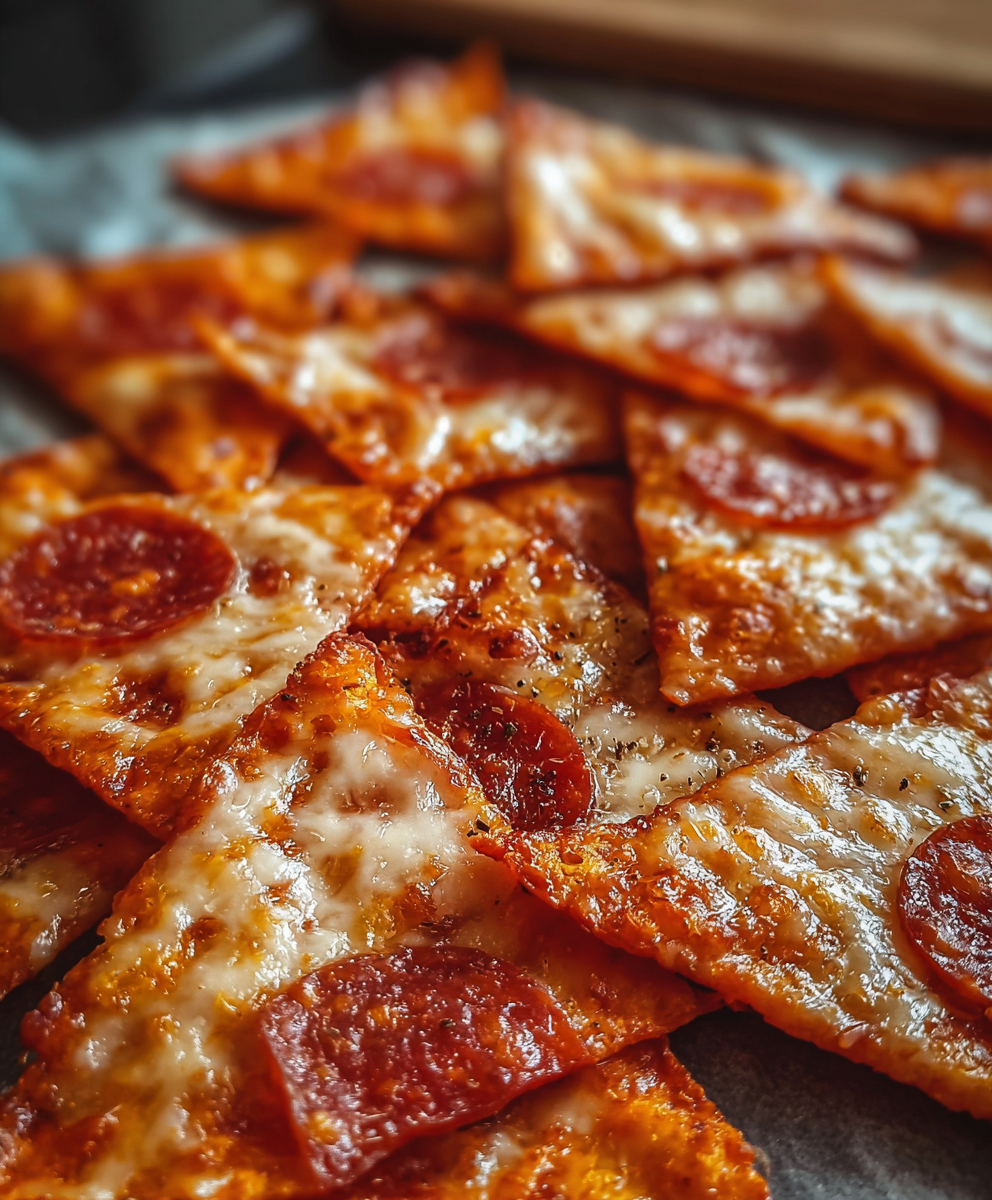 Crispy Pizza Chips