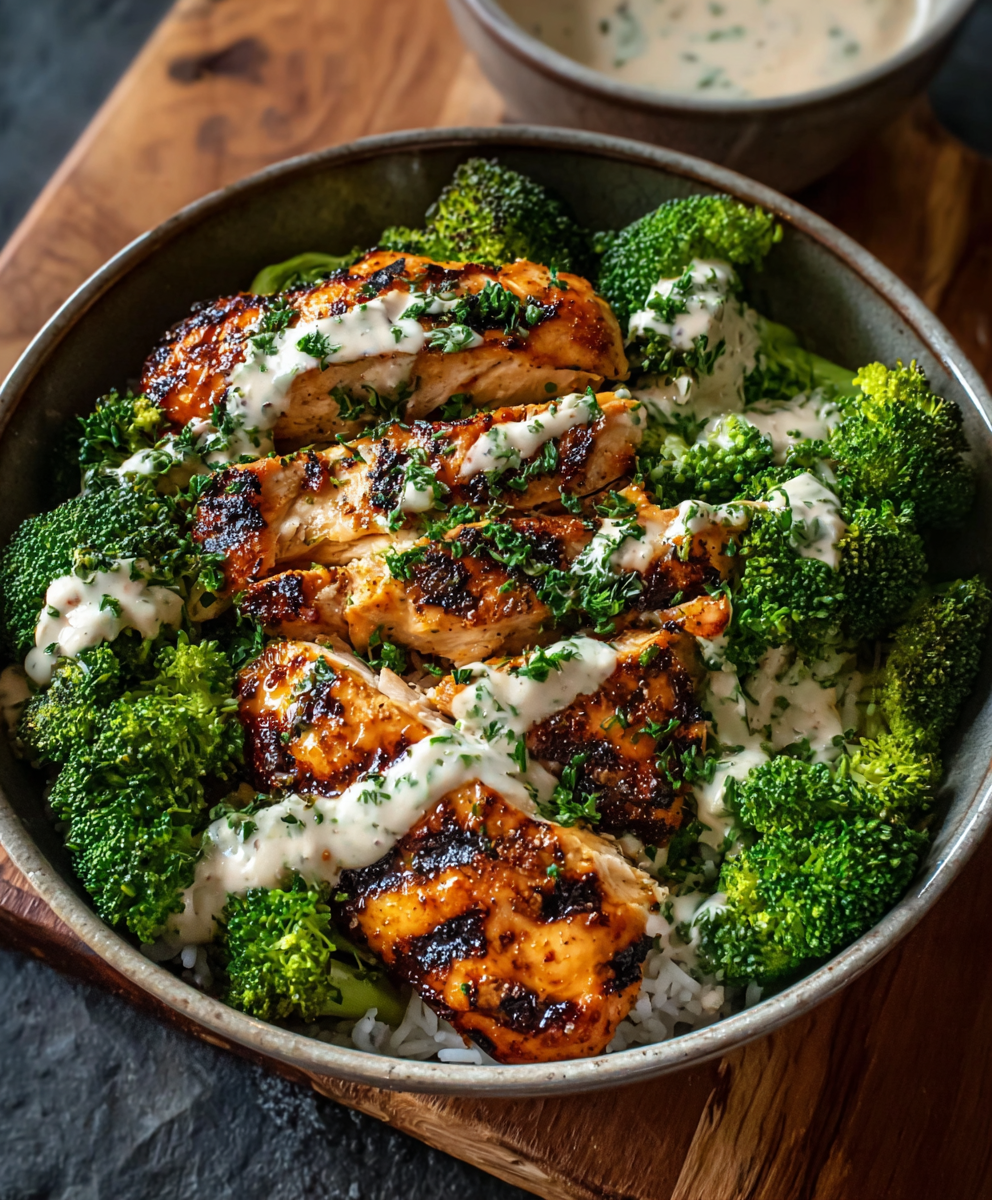 Roasted broccoli on a baking sheet
