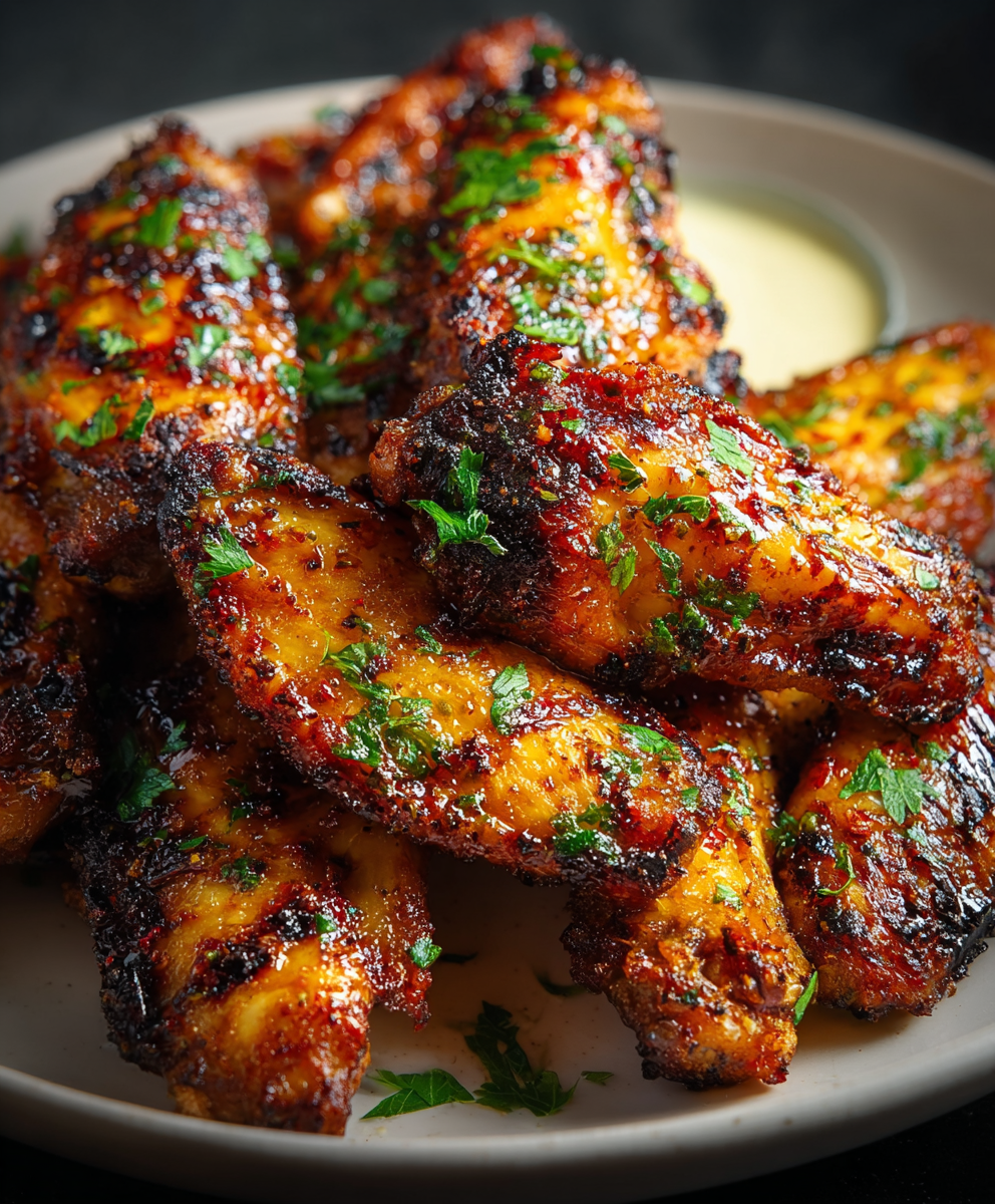 Cajun Garlic Chicken Wings