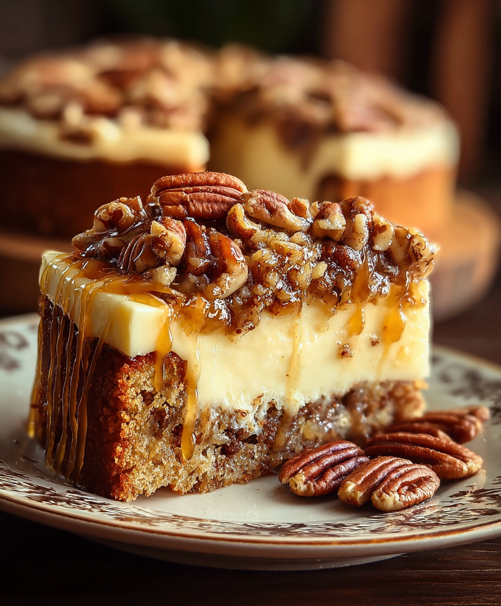 Gooey Butter Pecan Cake