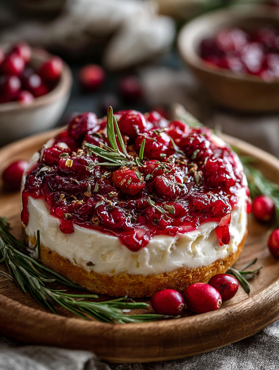 Baked Cranberry Cream Cheese