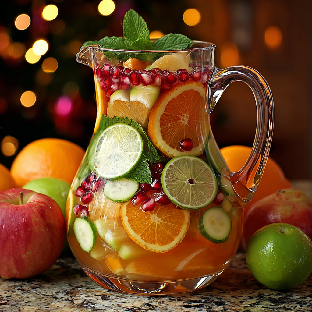 Non-Alcoholic Christmas Sangria