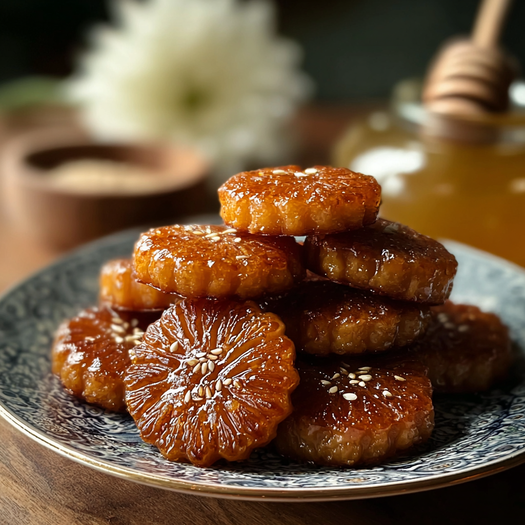 Crispy Yakgoa frying in skillet