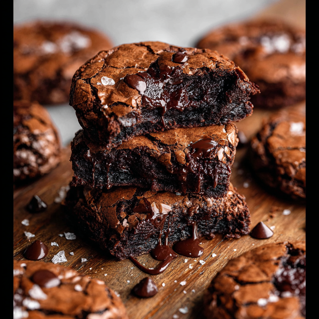 The BEST Fudgy Chewy Brookies