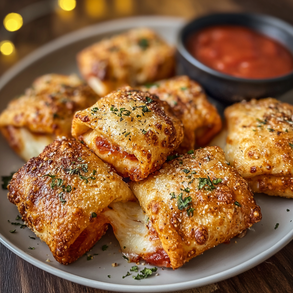 Air-Fried Pizza Rolls